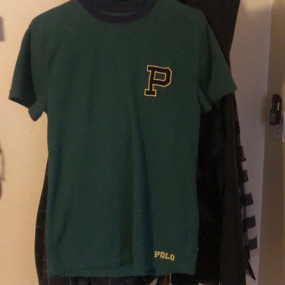 Polo Ralph Lauren Tops - Green polo vintage t-shirt